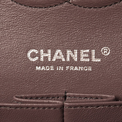 Chanel Iridescent Goatskin Quilted Medium Double Flap Purple 7 of 9