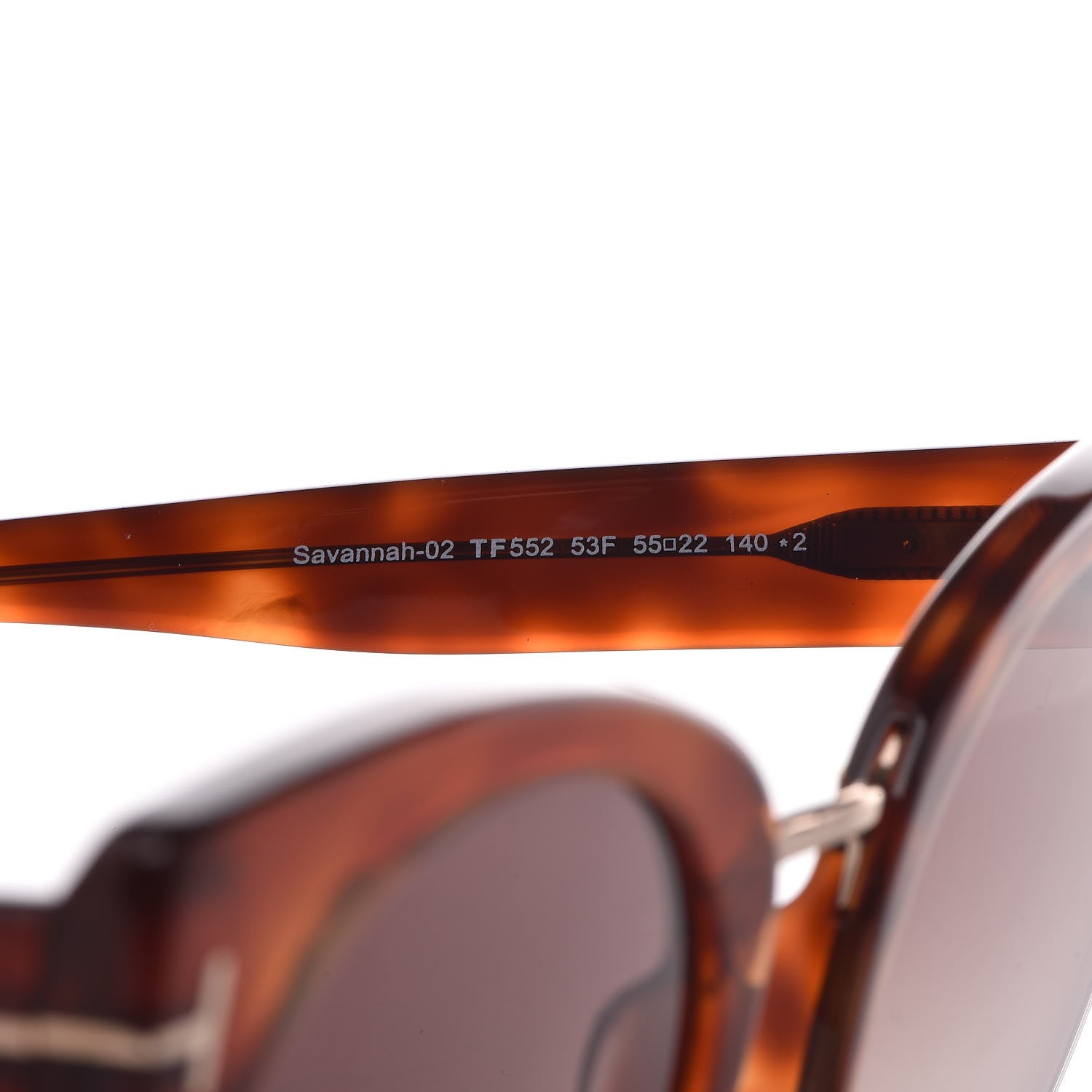 Tom Ford Savannah Sunglasses TF552 Tortoise 5 of 9