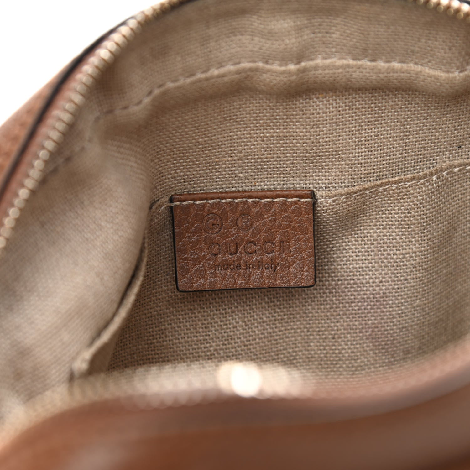 Gucci Monogram Mini Bree Messenger Bag Beige Tabacco 6 of 9