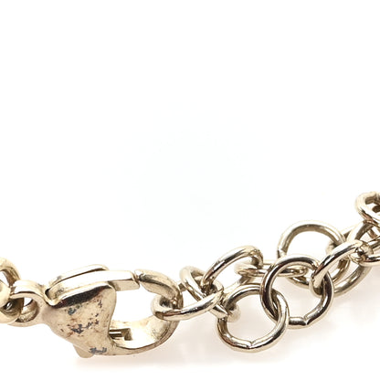 Chanel Crystal CC Flower Drop Necklace White 5 of 5