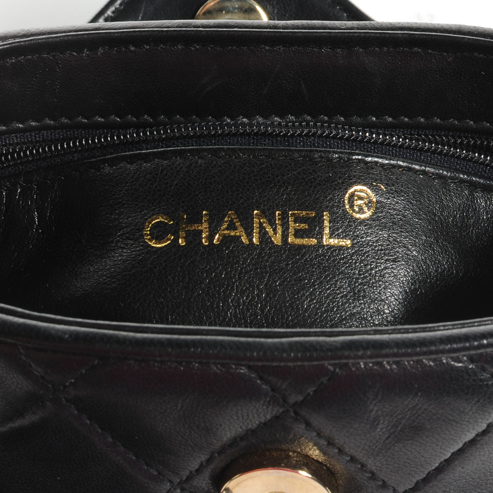 Chanel Lambskin Tassel Shoulder Bag Black 7 of 7