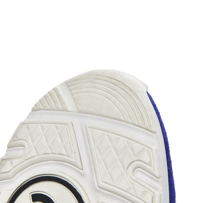 Chanel Nylon Lambskin Suede Calfskin Womens Logo Sneakers 39 Blue Coral 17 of 21