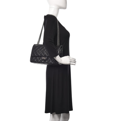 Chanel Aged Calfskin Quilted 2.55 Reissue 226 Flap Black 2 of 10