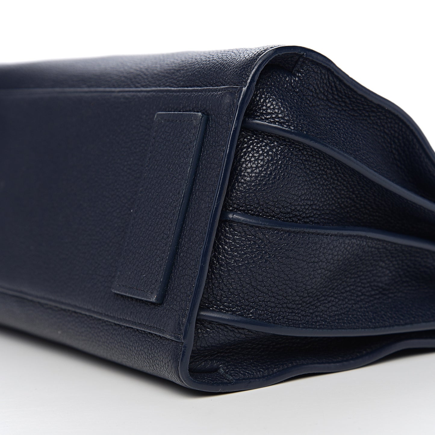 Grained Calfskin Small Supple Sac De Jour Navy
