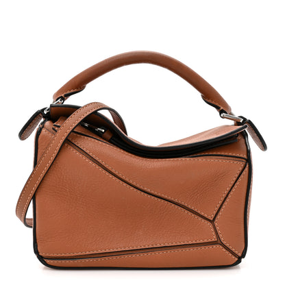 Loewe Calfskin Mini Puzzle Bag Tan 1 of 13