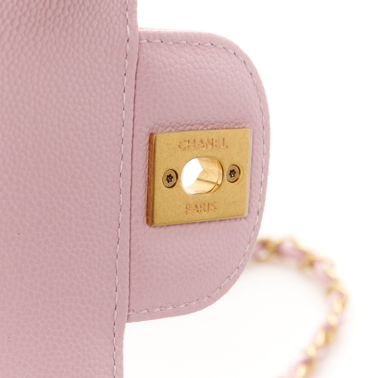 Chanel Caviar Quilted Mini Flap Light Pink 7 of 11