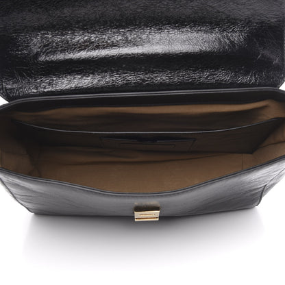 Givenchy Creased Patent Calfskin Medium ID Flap Black 5 of 9
