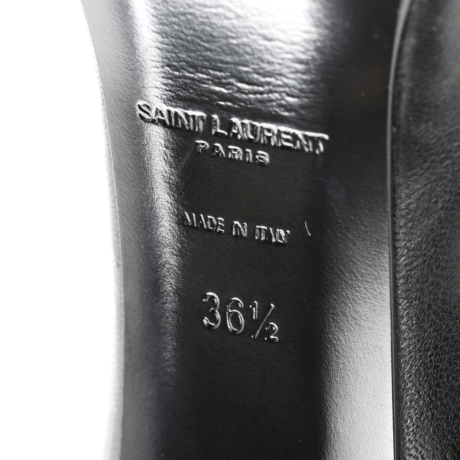 Saint Laurent Vernigolf Tribtoo 105 Pumps 36.5 Black 6 of 8