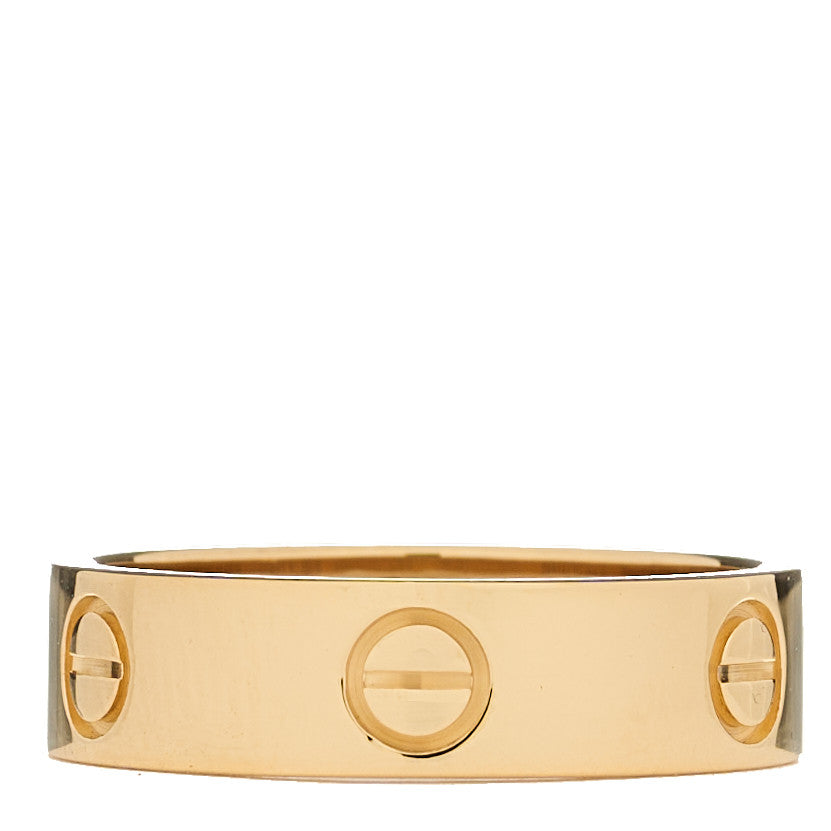 Cartier 18K Yellow Gold 5.5mm LOVE Ring 58 8.25 1 of 5