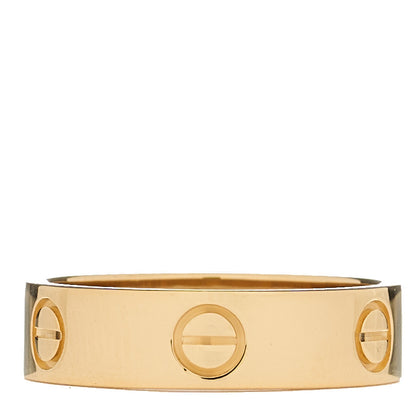 Cartier 18K Yellow Gold 5.5mm LOVE Ring 58 8.25 1 of 5