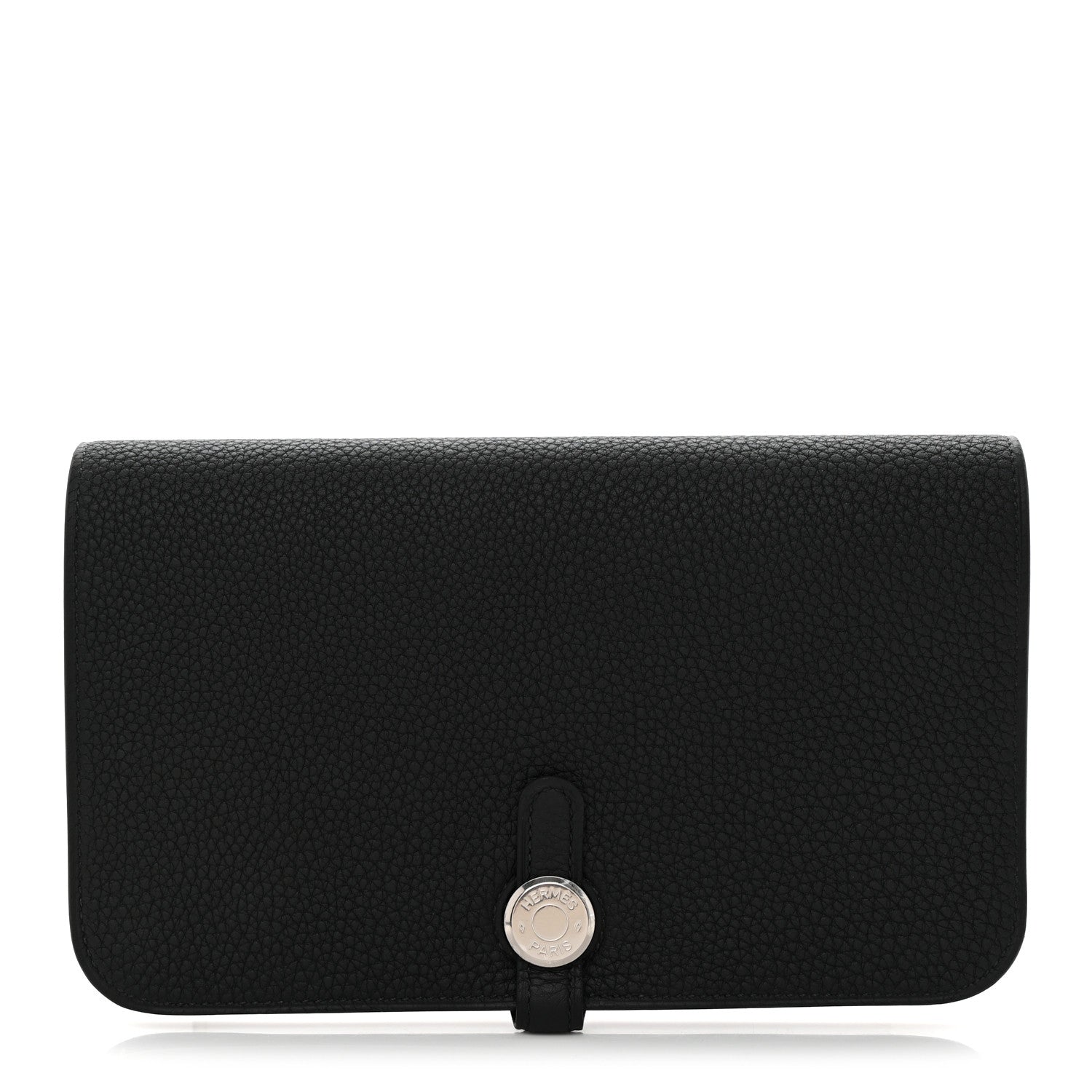 Hermes Togo Dogon Duo Wallet Black 1 of 9