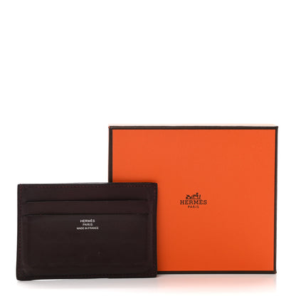 Hermes Swift Citizen Twill Card Case Prune 8 of 8