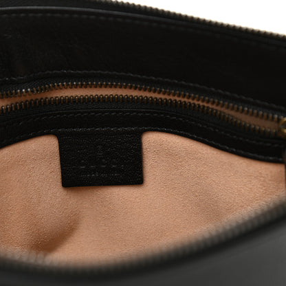 Gucci New Sakai Calfskin Lux Dahlia Chain Shoulder Bag Black 5 of 9