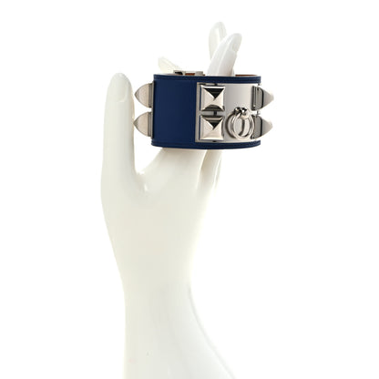 Hermes Swift Collier De Chien CDC Bracelet S Bleu Saphir 2 of 6
