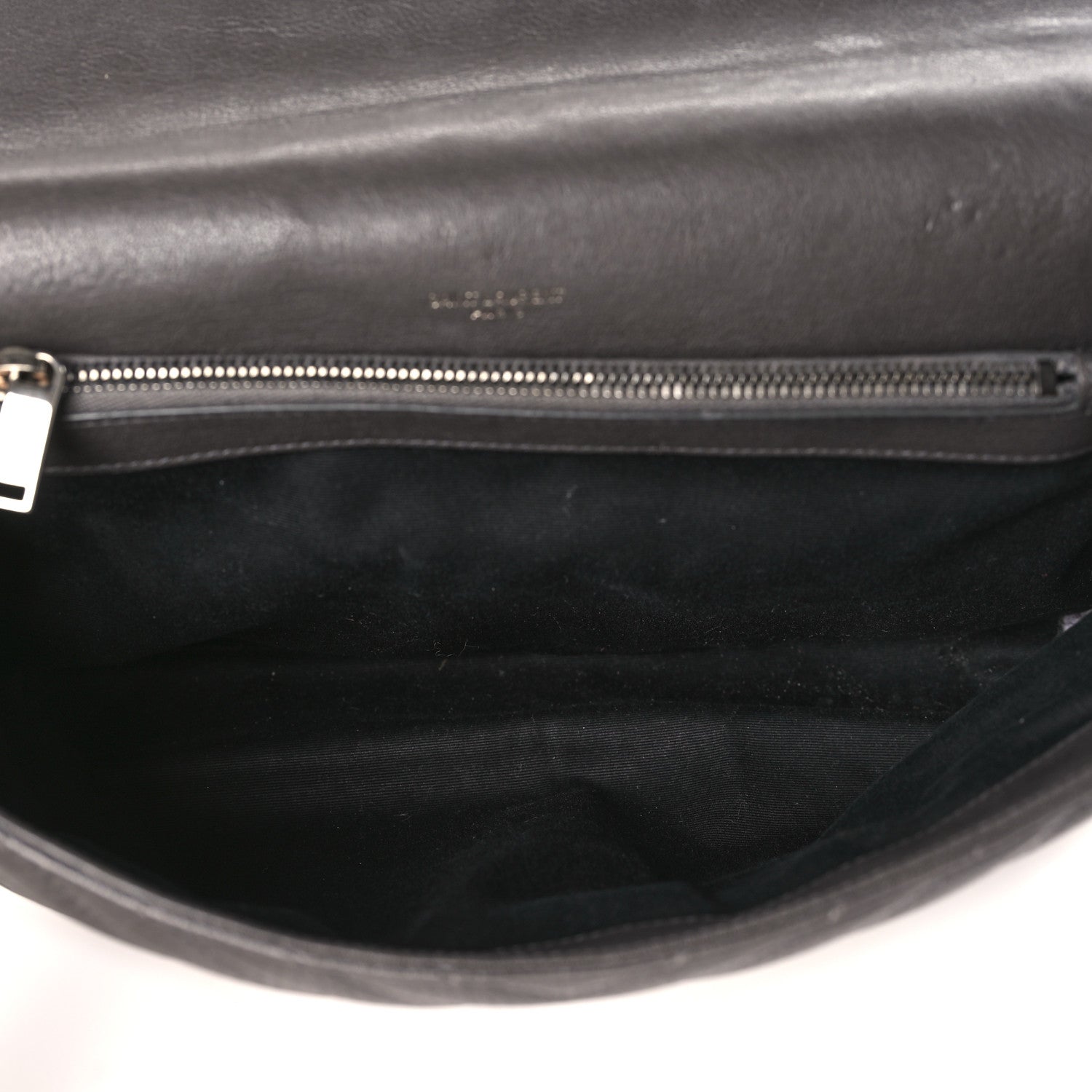 Saint Laurent Sheepskin Matelasse Chevron Monogram Large College Satchel Dark Anthracite 5 of 10