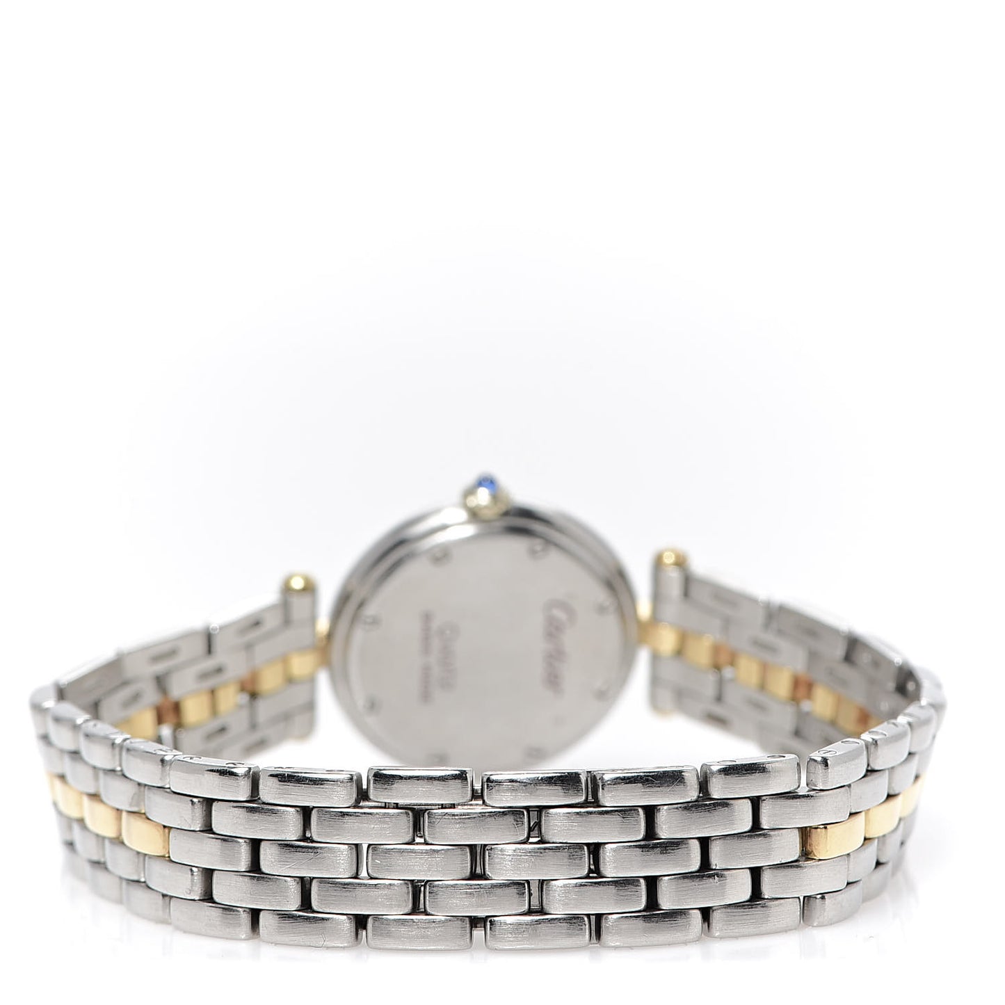 Stainless Steel 18K Yellow Gold 24mm Panthere Vendome Quartz Watch