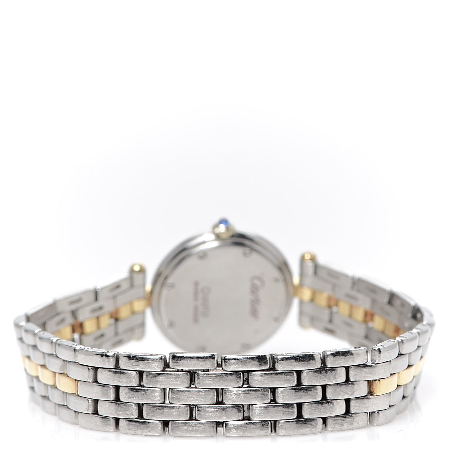 Cartier Stainless Steel 18K Yellow Gold 24mm Panthere Vendome Quartz Watch 4 of 6