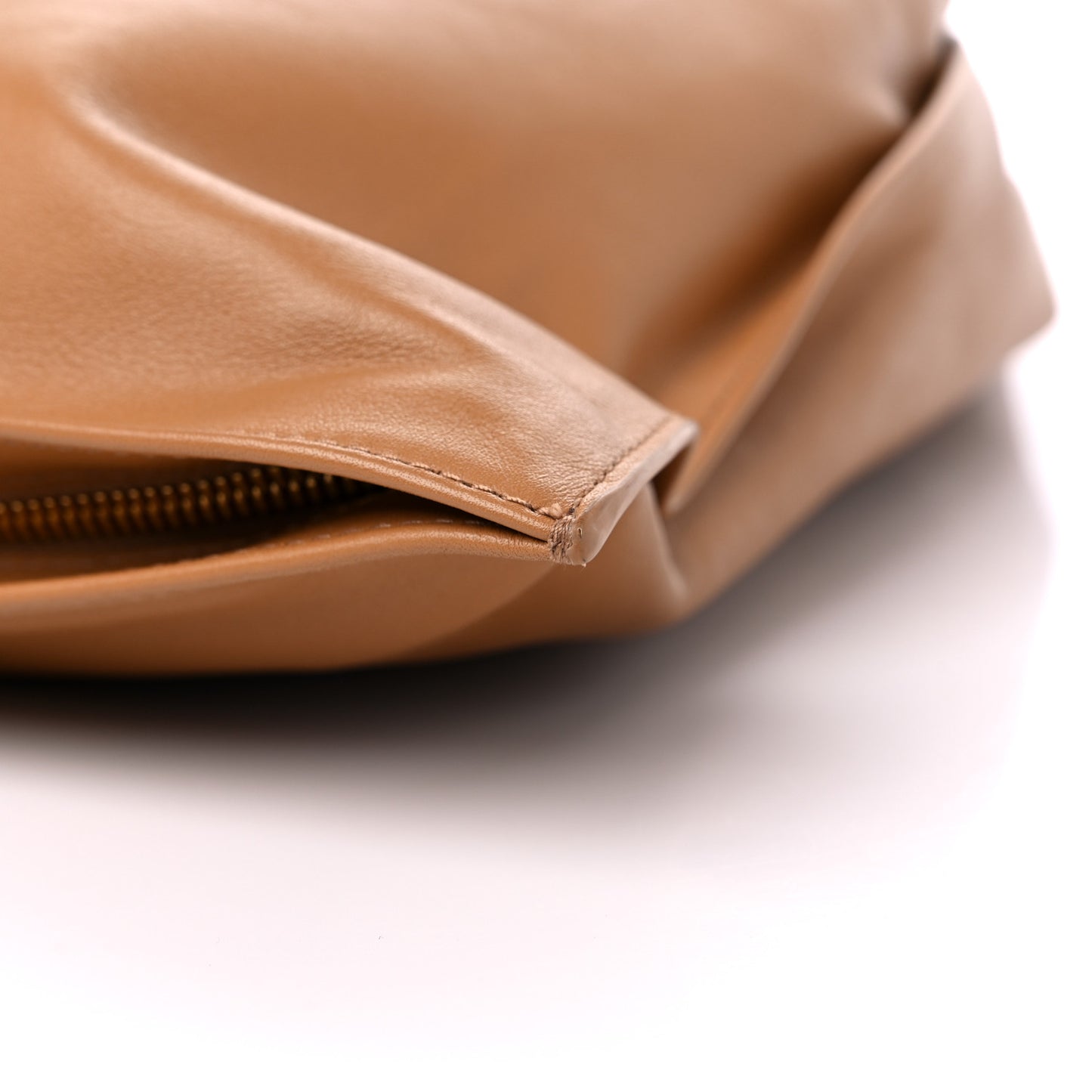 Supple Calfskin BV Twist Caramel