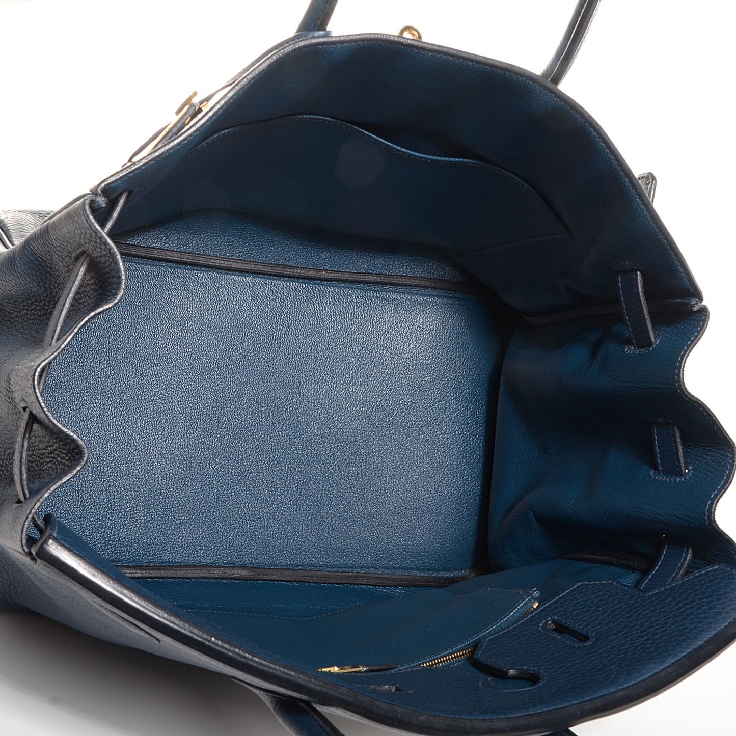 Taurillon Clemence Birkin 35 Bleu Thalassa