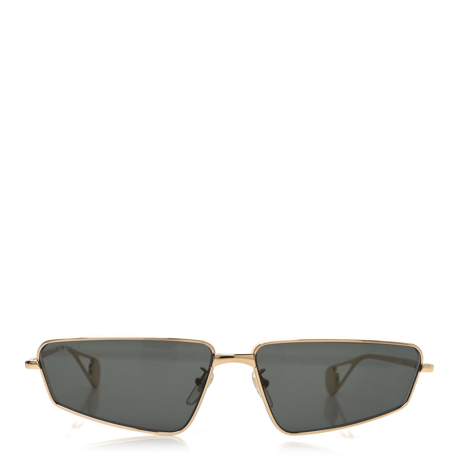 Gucci Metal Cat Eye Sunglasses GG0537S Gold 2 of 7