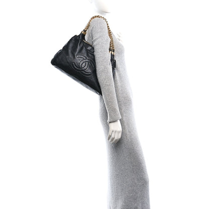 Chanel Calfskin Rodeo Drive Hobo Black 2 of 12
