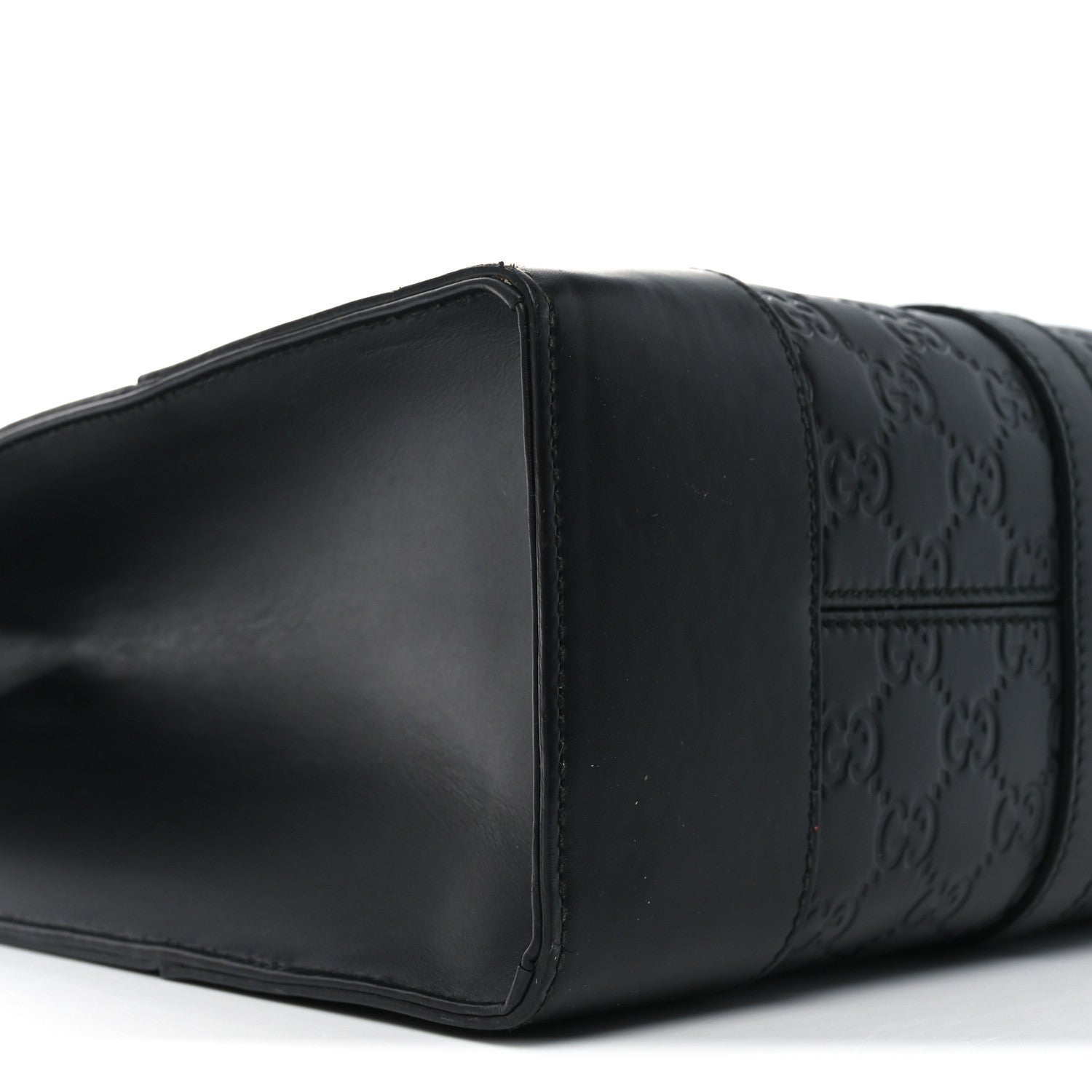 Gucci Guccissima Signature Briefcase Black 10 of 11