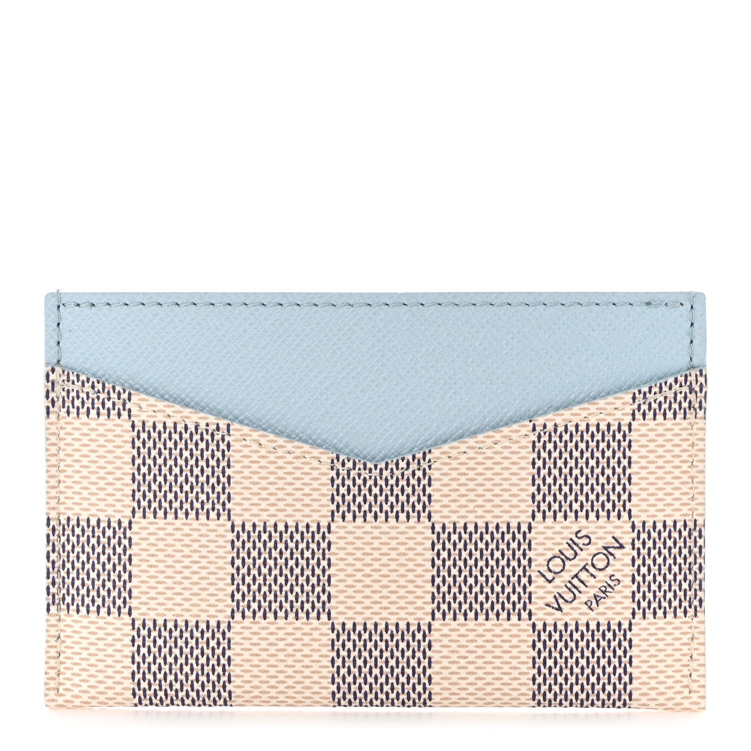 Louis Vuitton Damier Azur Daily Card Holder Olympe Blue 1 of 9