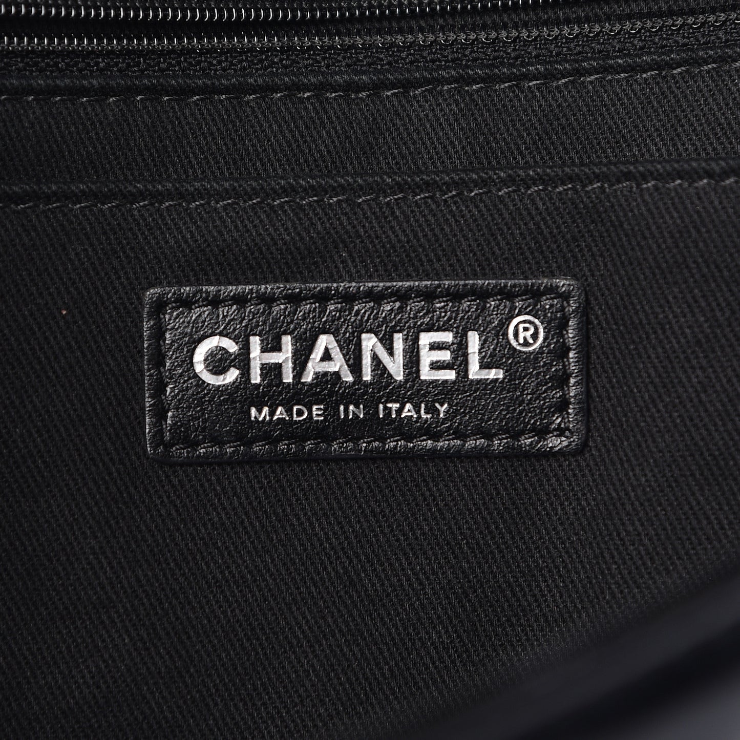 Vinyl Quilted In the Business Flap Bag Black