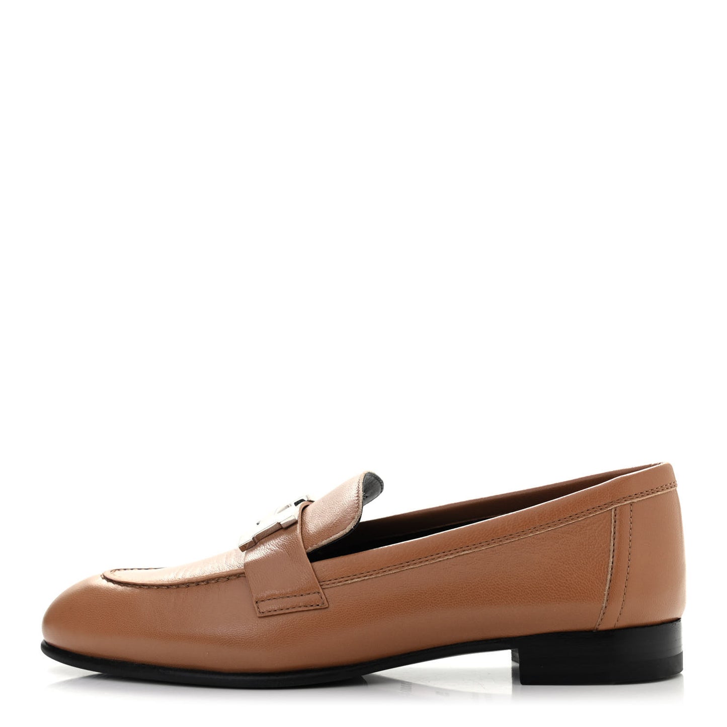 Goatskin Womens Paris Loafers 35 Etoupe