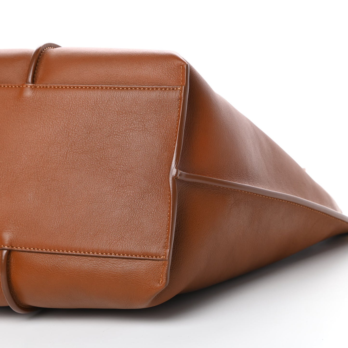 Smooth Calfskin Medium Vick Tote Caramel