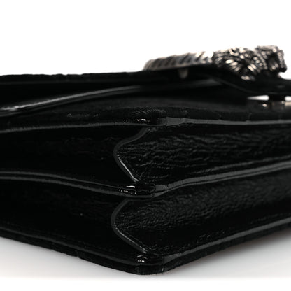 Gucci Velvet GG Monogram Small Dionysus Shoulder Bag Black 9 of 11