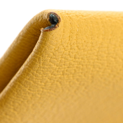 Hermes Chevre Mysore Verso Calvi Card Case Sun Bleu Frida 9 of 10