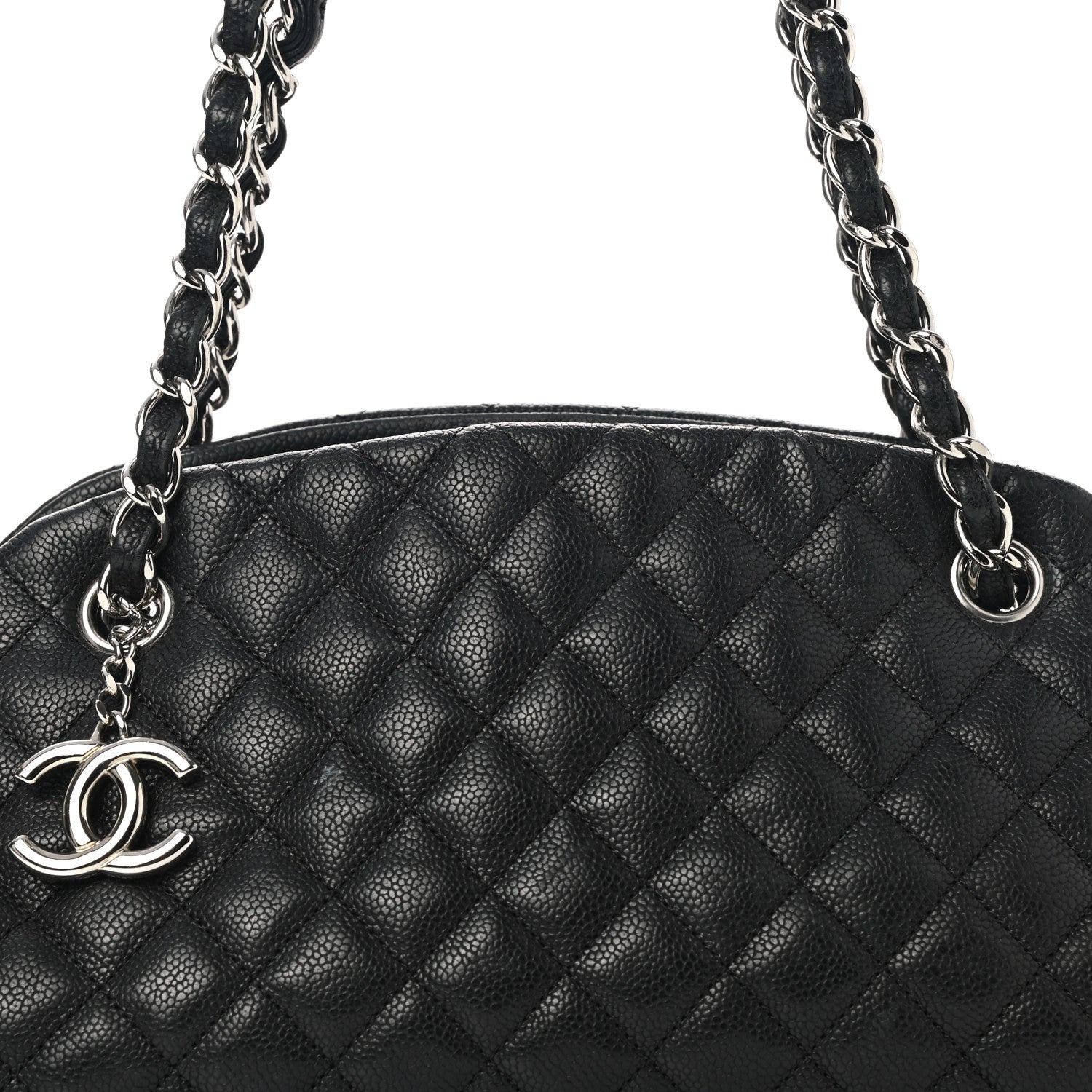 Chanel Caviar Quilted Medium Just Mademoiselle Black 8 of 14