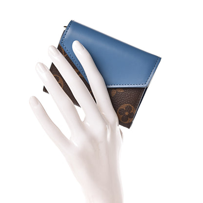 Louis Vuitton Monogram Zoe Wallet Blue Jean 2 of 7