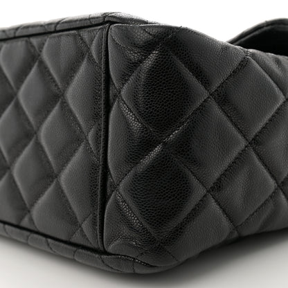 Chanel Caviar Quilted XXL Travel Flap Bag Black 10 of 11
