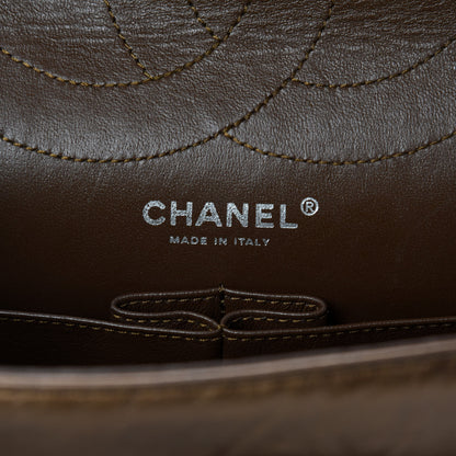 Chanel Metallic Aged Calfskin Quilted 2.55 Reissue 227 Flap Bronze 8 of 11