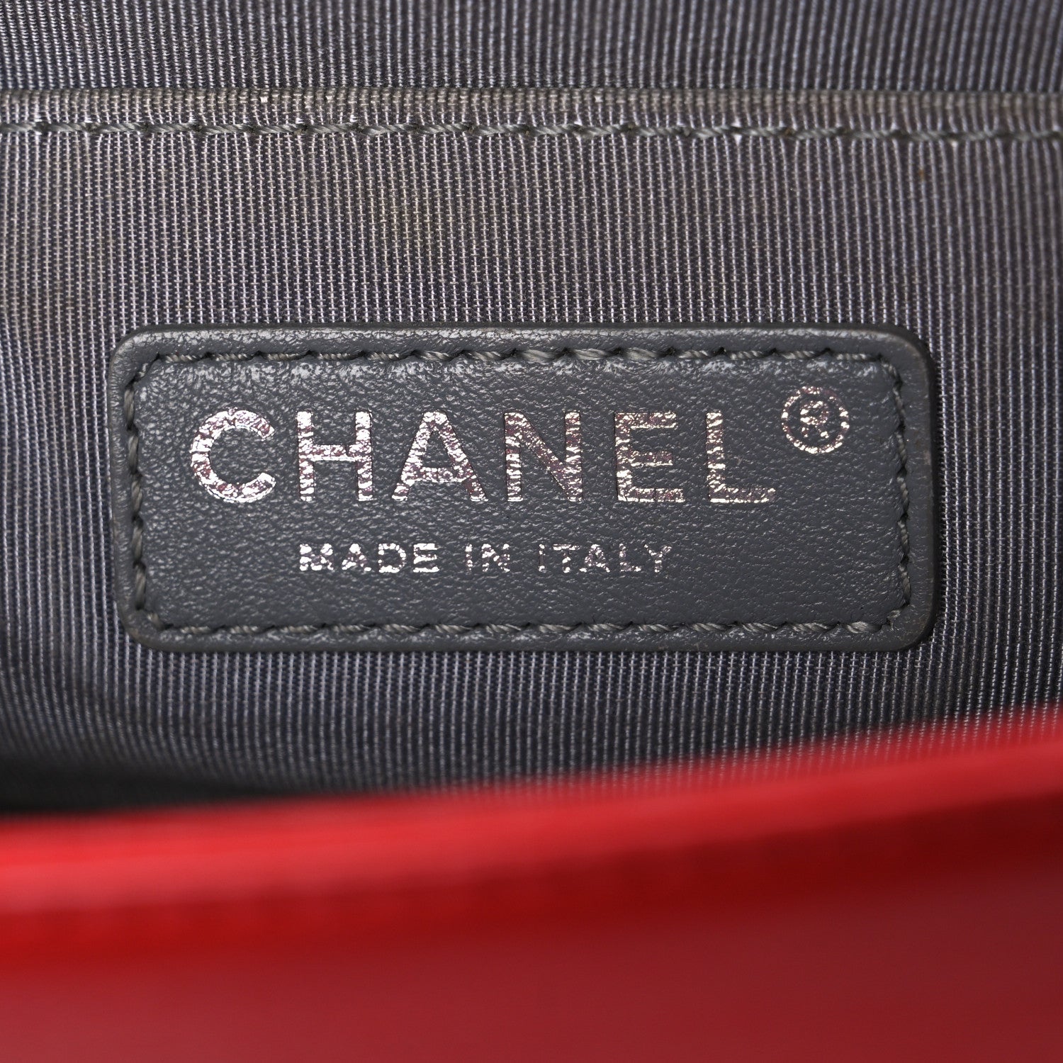 Chanel Calfskin Double Stitch Small Boy Flap Red 6 of 12