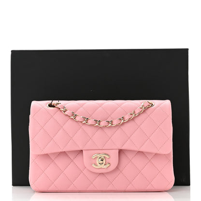Chanel Caviar Quilted Small Double Flap Pink 11 of 11