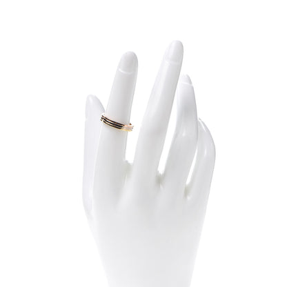 Cartier 18K Pink White Yellow Gold 3.5mm Trinity Wedding Band Ring 52 6 2 of 5