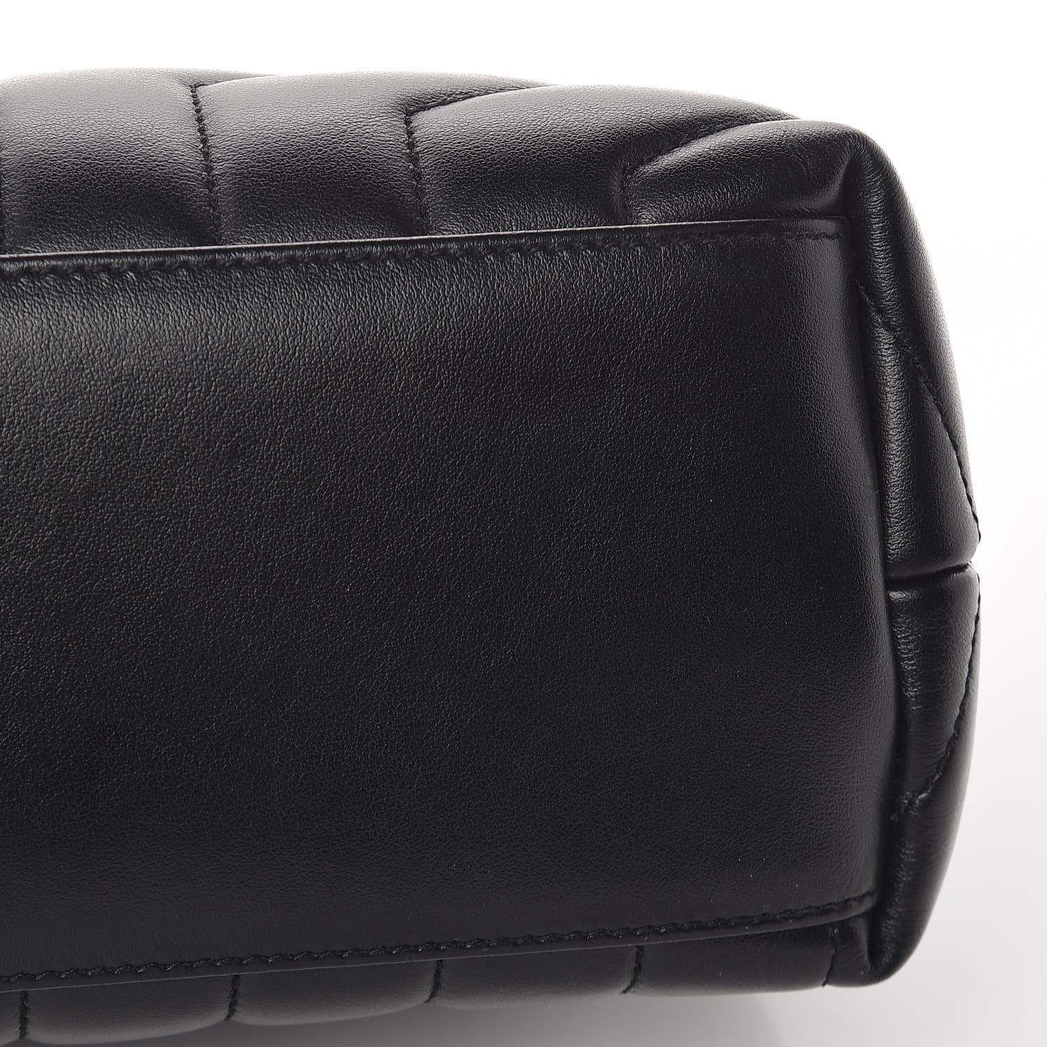Saint Laurent Calfskin Y Quilted Monogram Medium Loulou Chain Satchel Black 14 of 15
