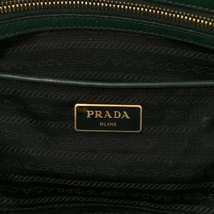 Prada Saffiano Large Galleria Double Zip Tote Militare 5 of 17