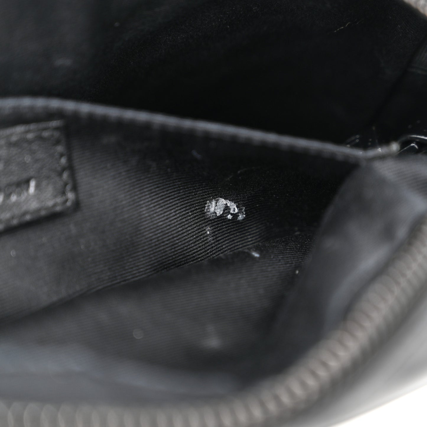 Calfskin Matelasse Monogram Monochrome Lou Camera Bag Black
