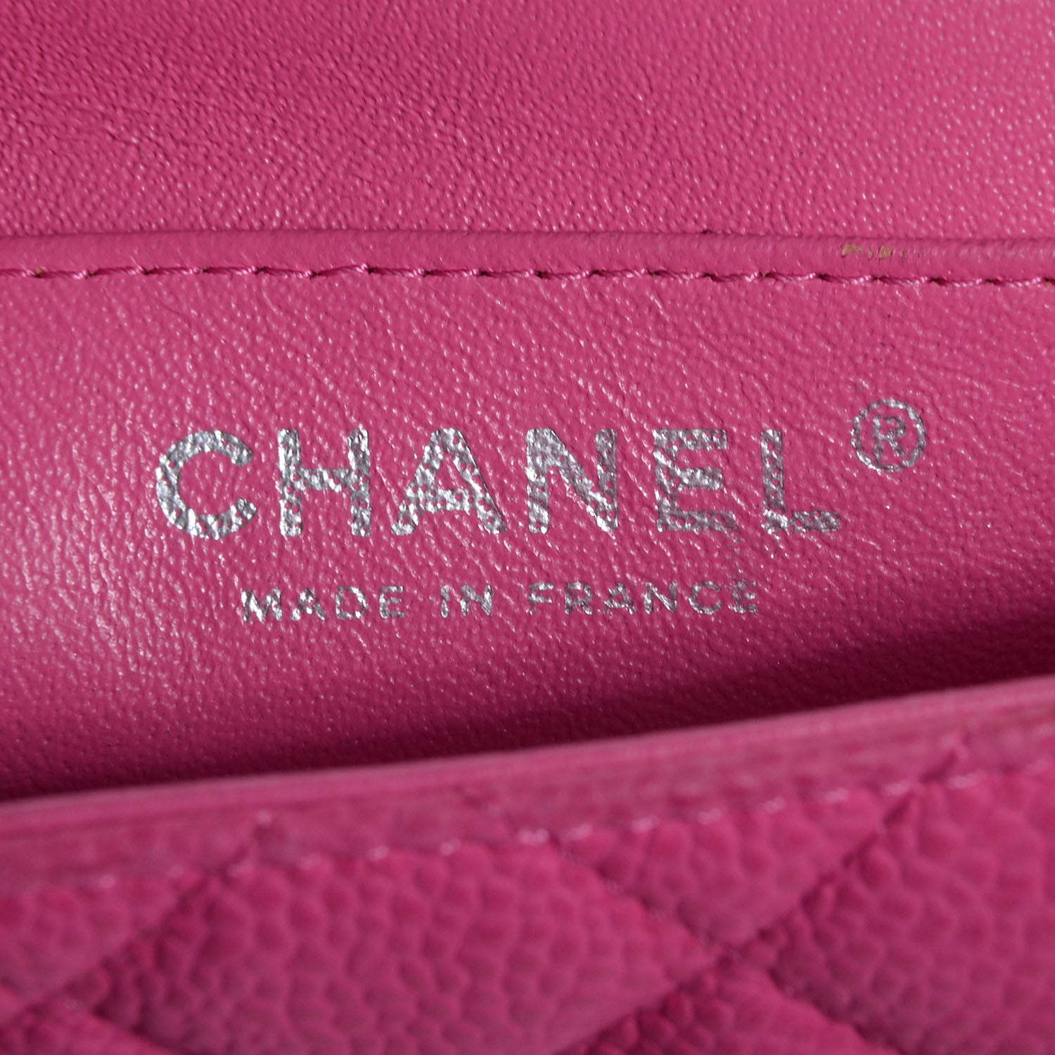 Chanel Iridescent Caviar Quilted Mini Square Flap Pink 6 of 8