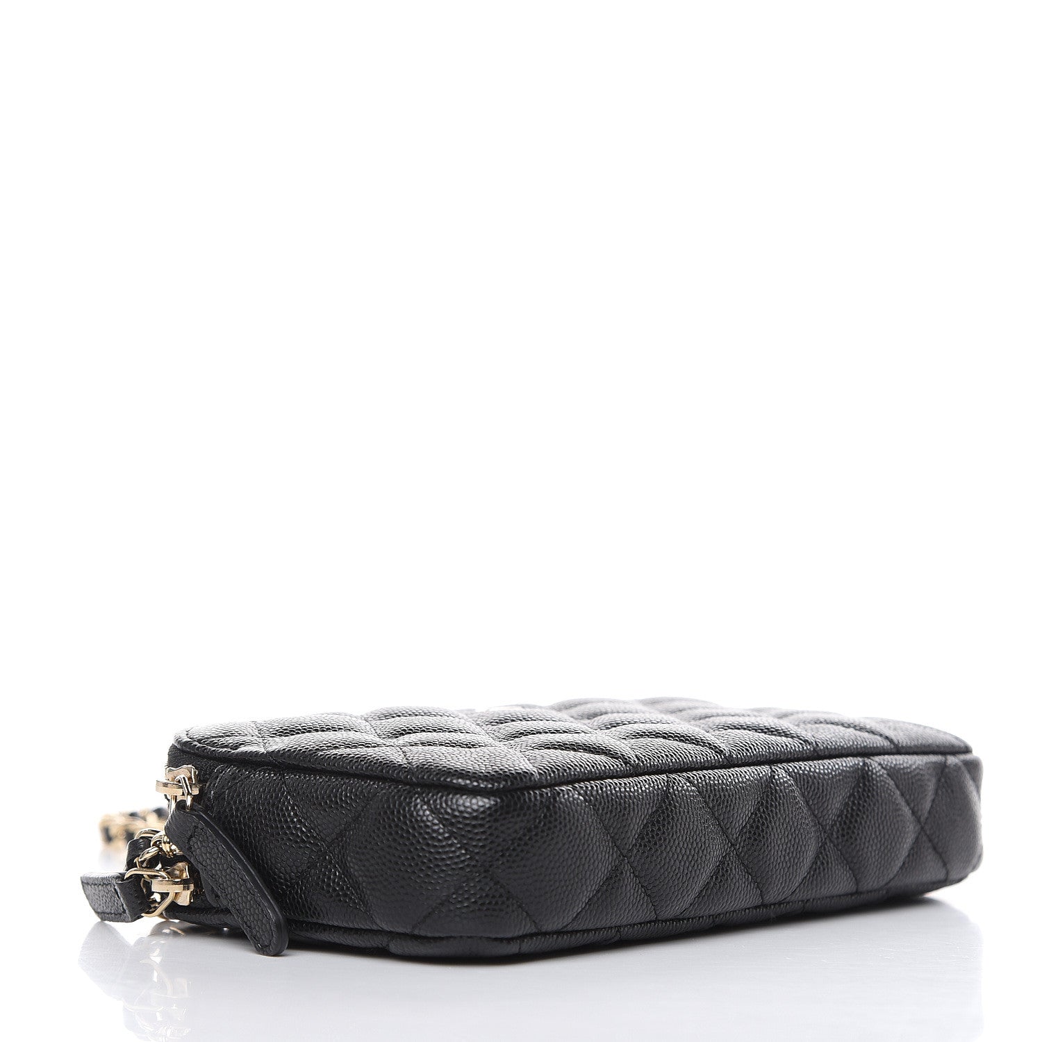 Chanel Caviar Quilted Small Clutch With Chain Black 4 of 13