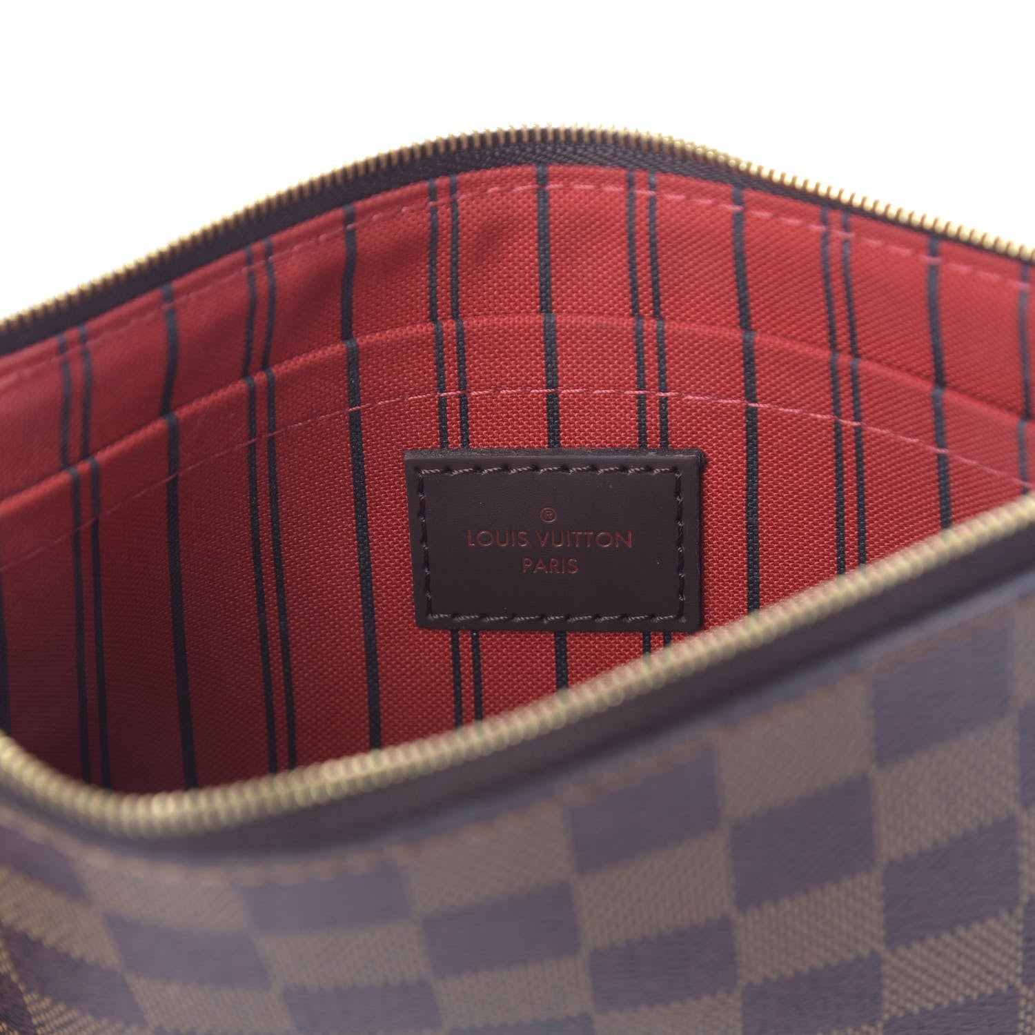 Louis Vuitton Damier Ebene Neverfull MM GM Pochette 8 of 9