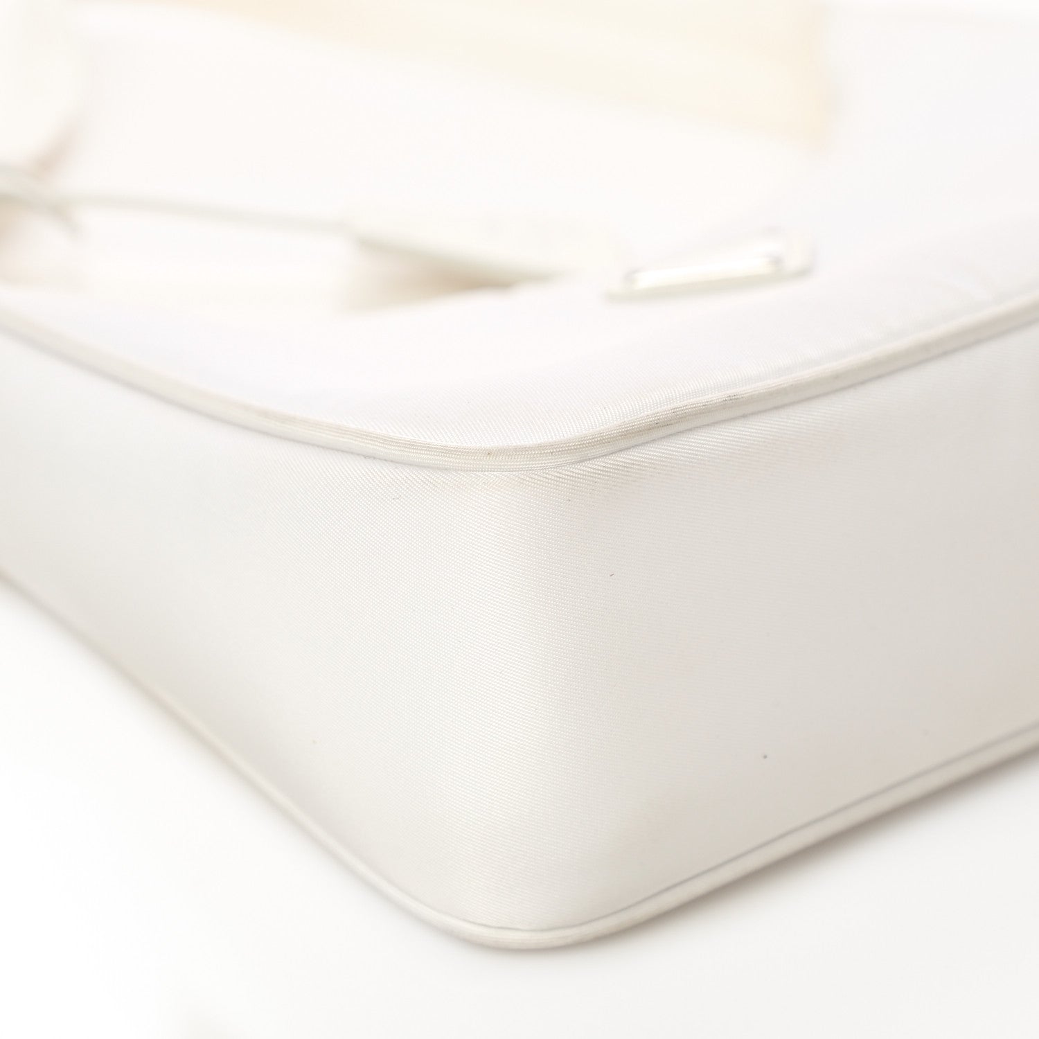 Prada Tessuto Nylon Mini Re-Edition 2000 Bag White 9 of 11