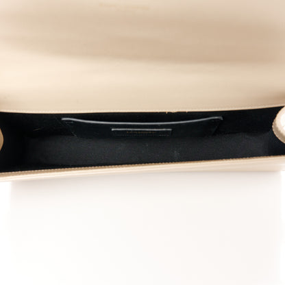 Saint Laurent Grain De Poudre Classic Monogram Cassandre Clutch Nude Powder 5 of 13