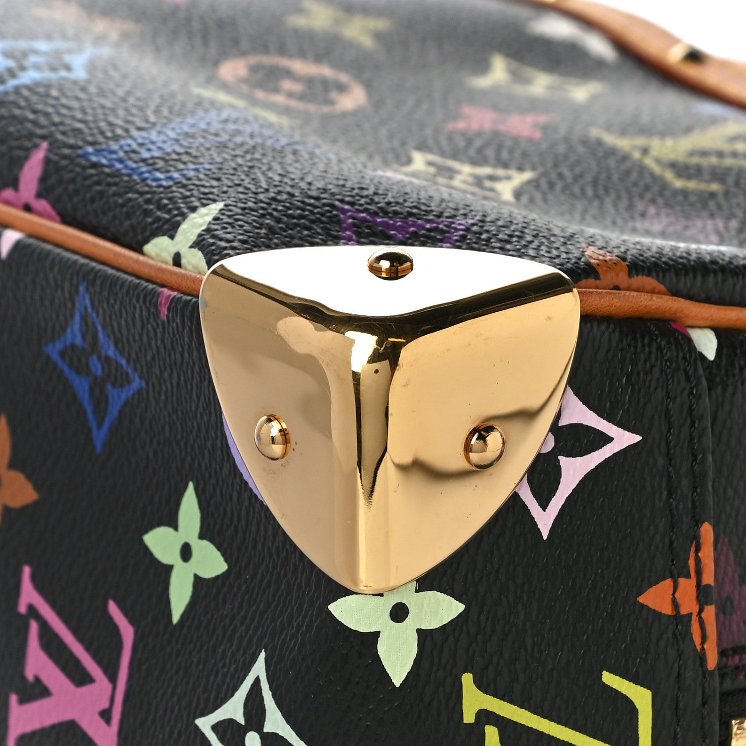 Louis Vuitton Monogram Multicolor Trouville Black 8 of 10