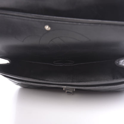 Chanel Distressed Patent Quilted 2.55 Reissue 227 Flap Black 5 of 10