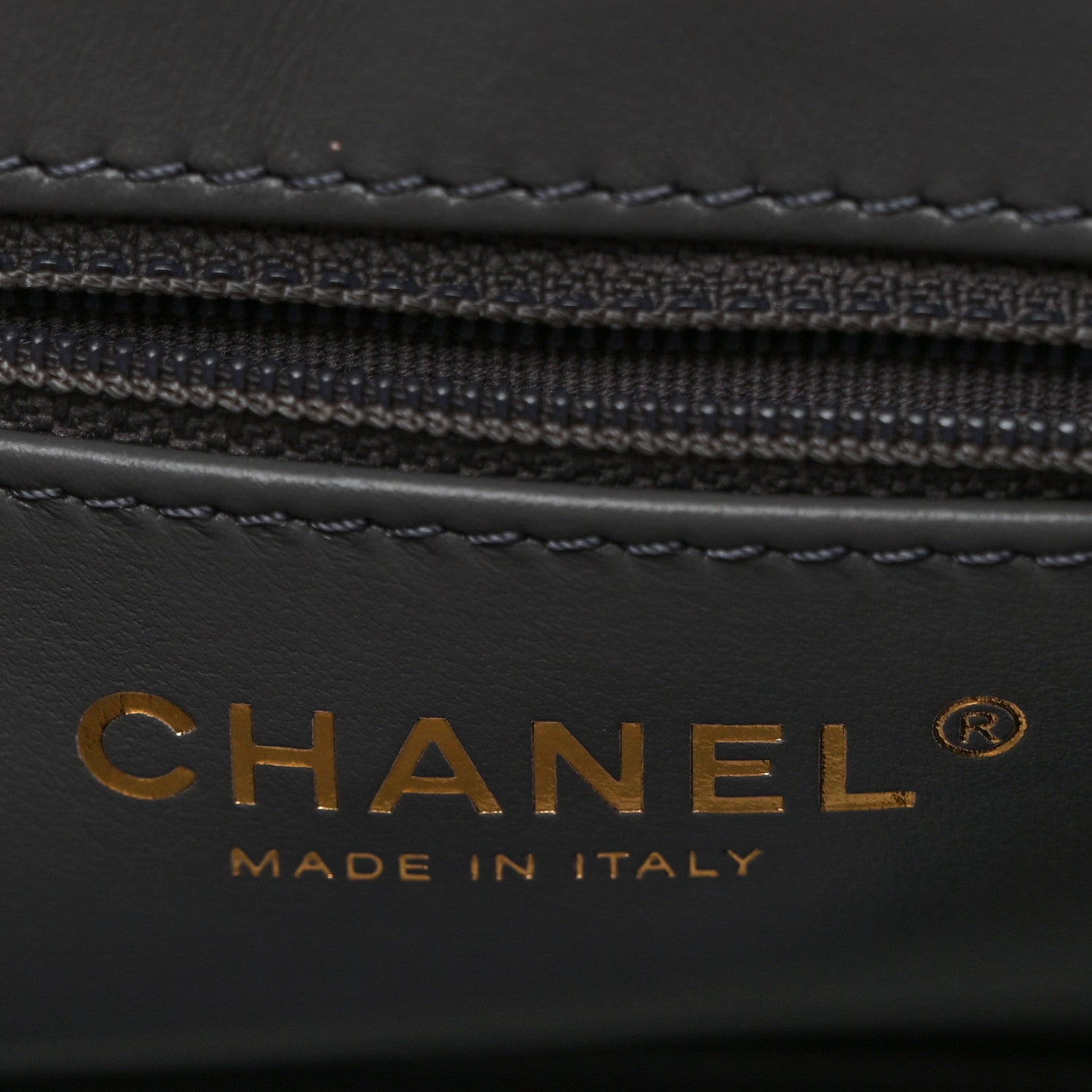 Chanel Shiny Aged Calfskin Quilted Nano Kelly Shopper Grey 6 of 10